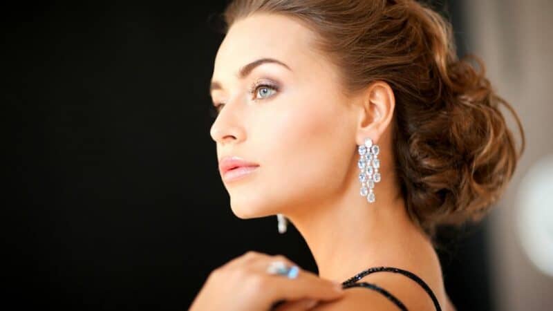 עגילי יהלום